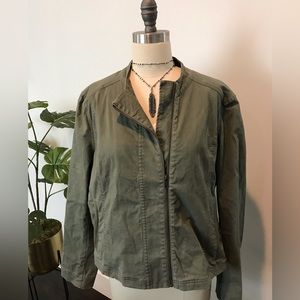 LOFT olive green sport jacket